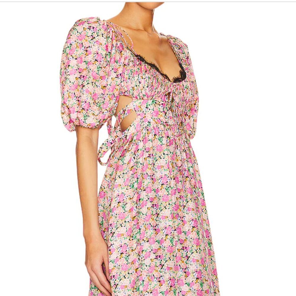NWT Isadora Midi Dress | For Love & Lemons | Size Medium 🌼🍋 - Picture 2 of 5